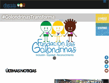 Tablet Screenshot of fundacionlasgolondrinas.org